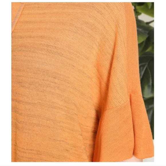 ❌SOLD✨FABRIC CONTRAST PUMPKIN TOP- NEW - Picture 3 of 6